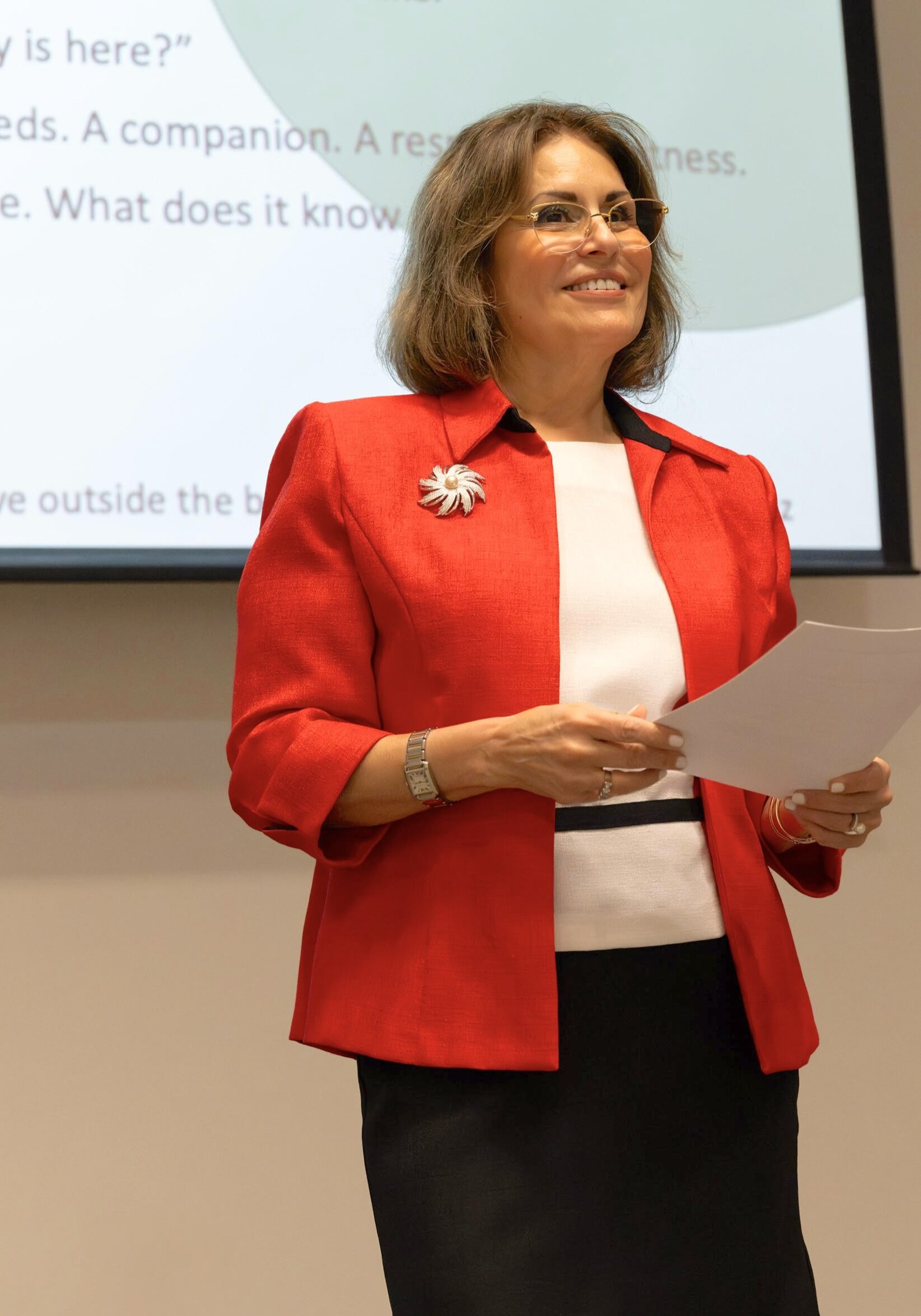 Dr. Angelina Speaking